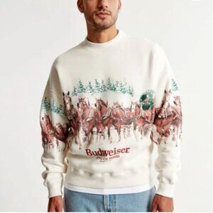Abercrombie Budweiser Crewneck